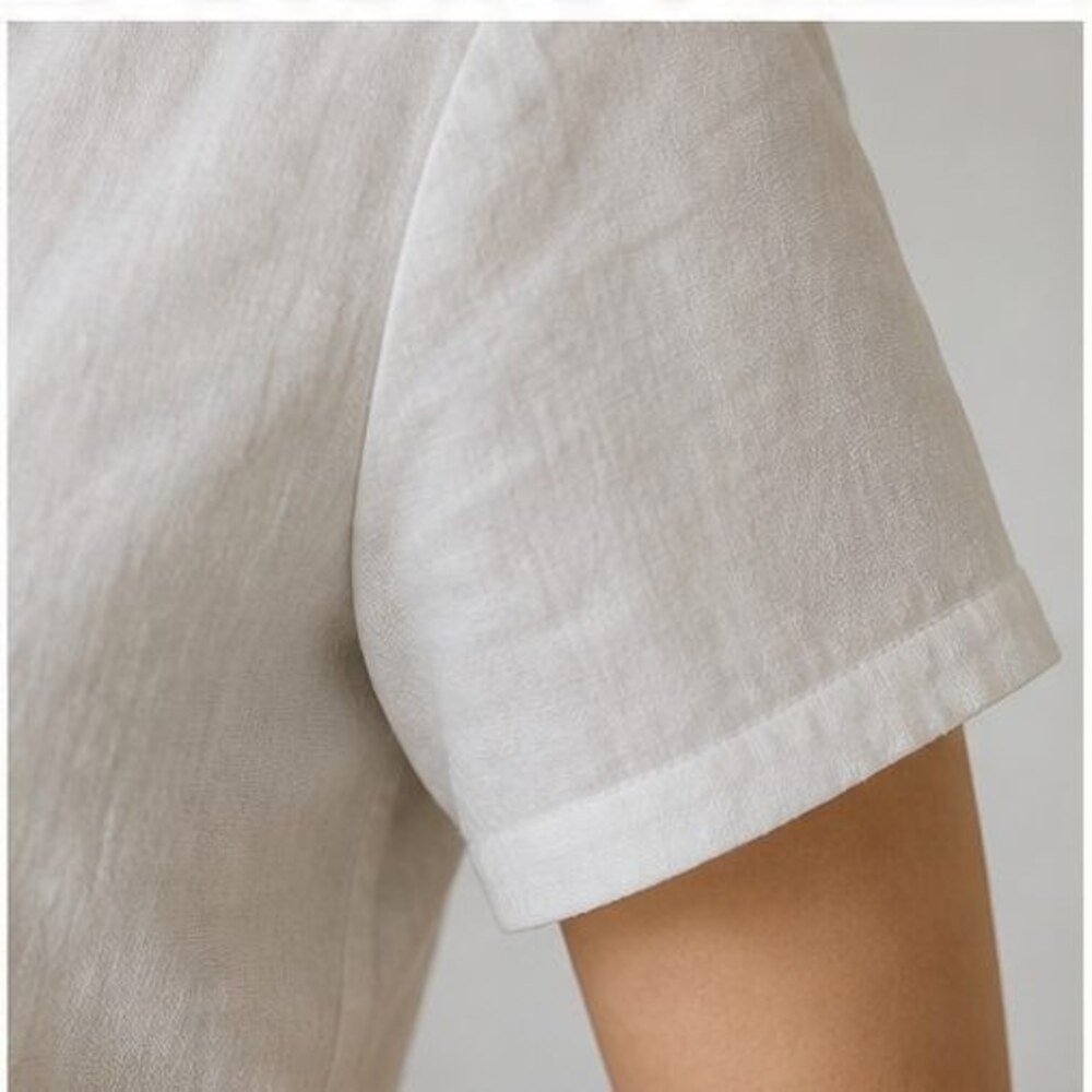 White Button Blouse - Picture 5 of 6